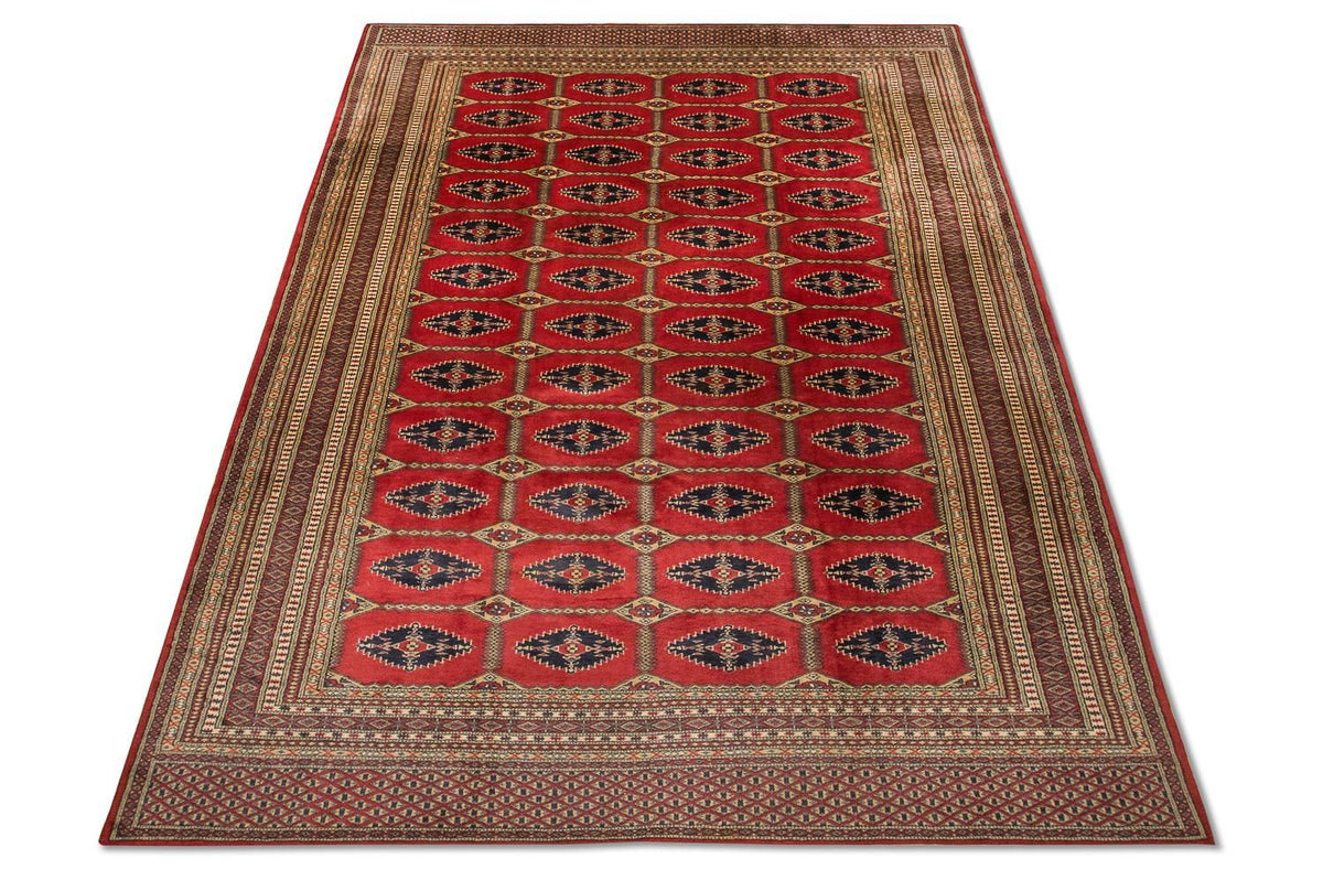Afghan Rug - Bukhara - 292 x 188 cm - red
