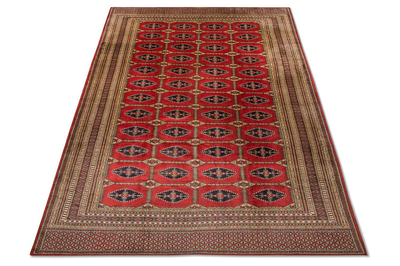 Afghan Rug - Bukhara - 292 x 188 cm - red