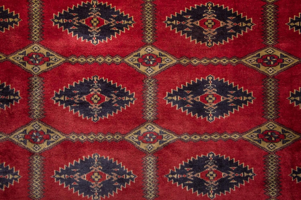 Afghan Rug - Bukhara - 292 x 188 cm - red