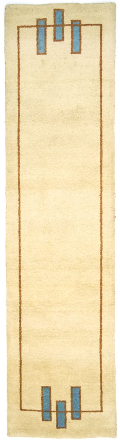 Runner Gabbeh Rug - Indus - 298 x 80 cm - beige