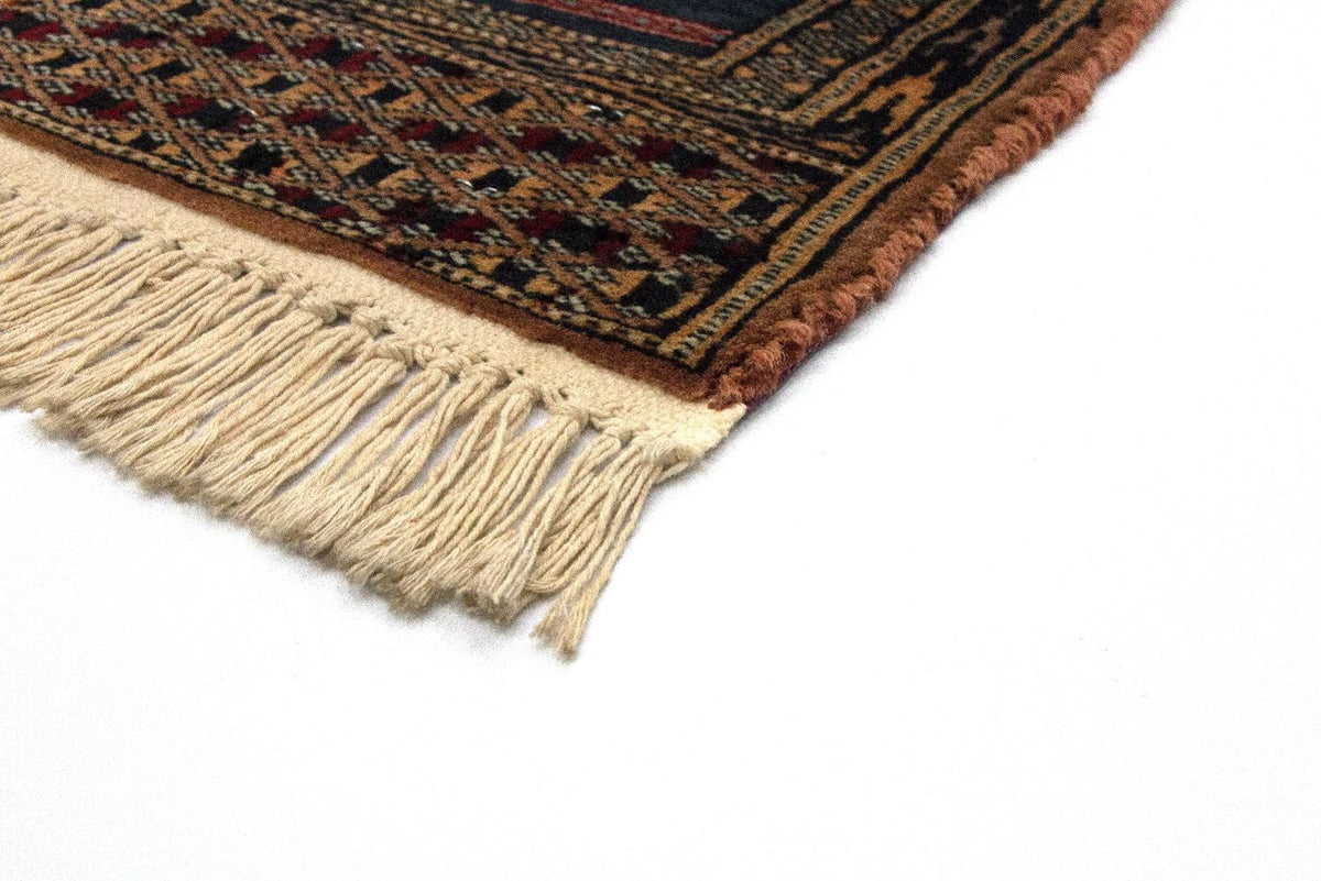Afghan Rug - Bukhara square  - 47 x 44 cm - blue