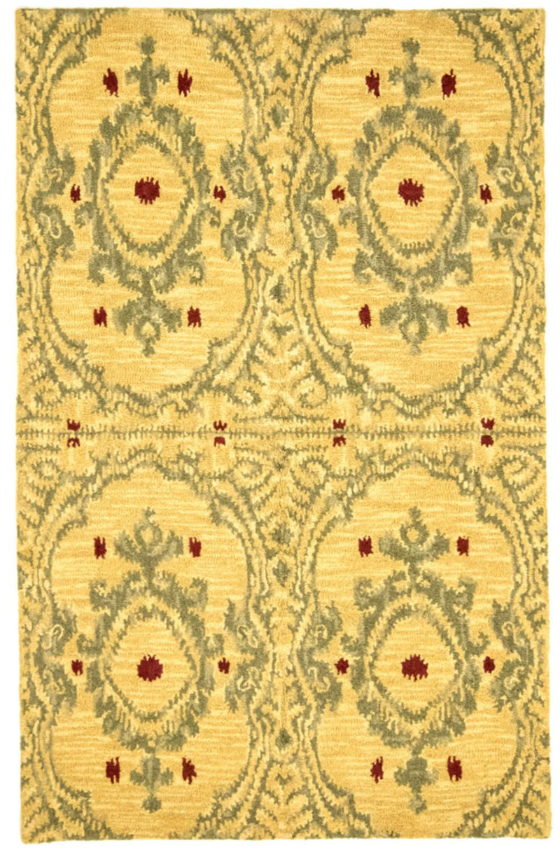 Wool Rug - 243 x 152 cm - yellow