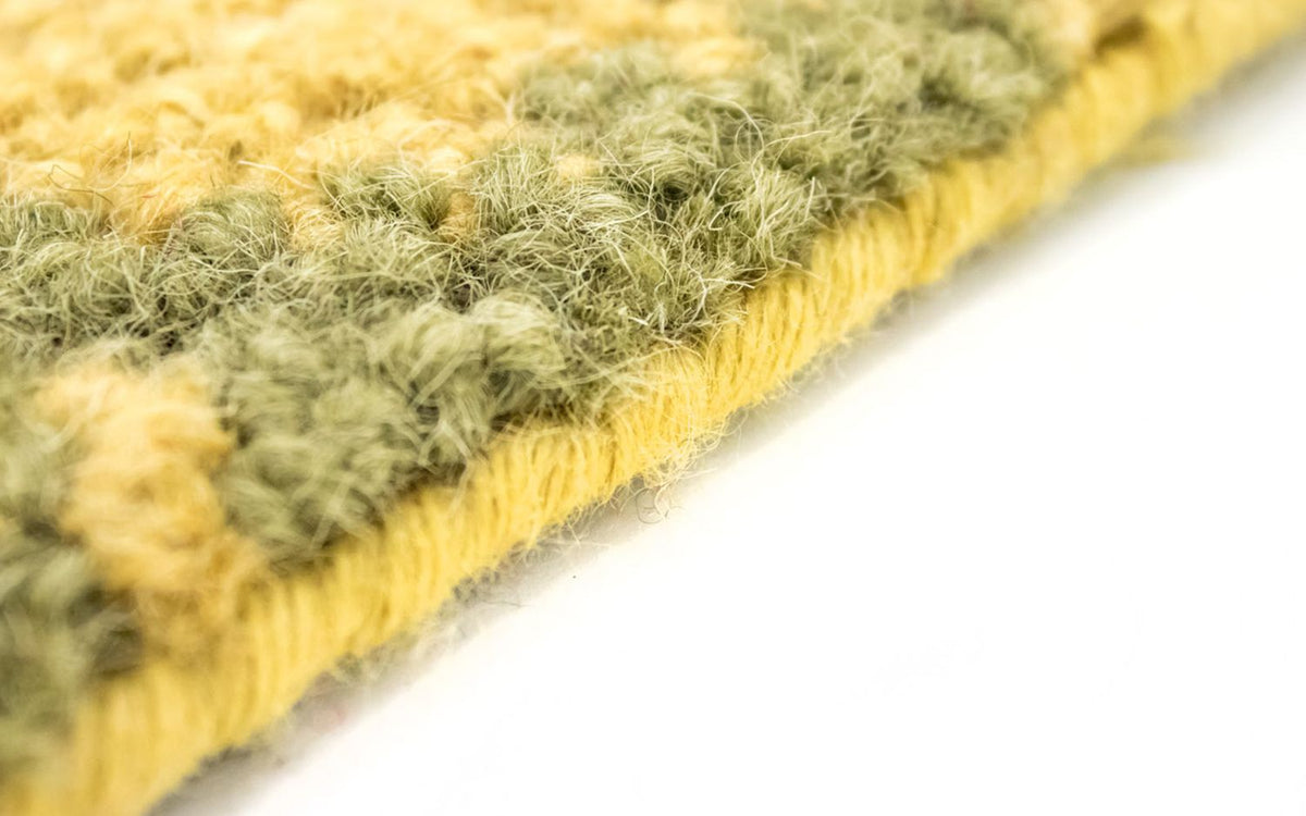 Wool Rug - 243 x 152 cm - yellow