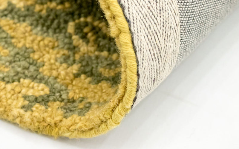 Wool Rug - 243 x 152 cm - yellow