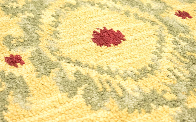 Wool Rug - 243 x 152 cm - yellow