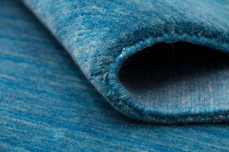 Runner Wool Rug - 180 x 107 cm - blue