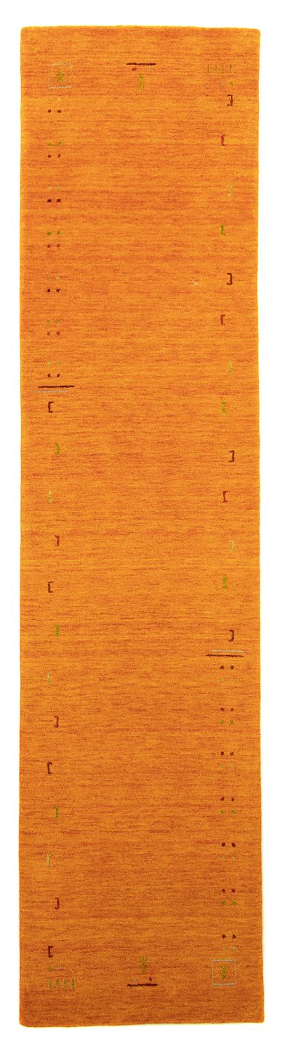 Runner Gabbeh Rug - Indus - 350 x 80 cm - orange