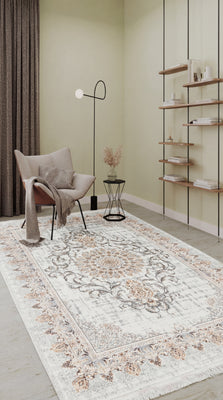 Oriental Woven Rug - Saffron Sensations - rectangle