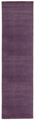 Runner Gabbeh Rug - Indus - 400 x 80 cm - purple