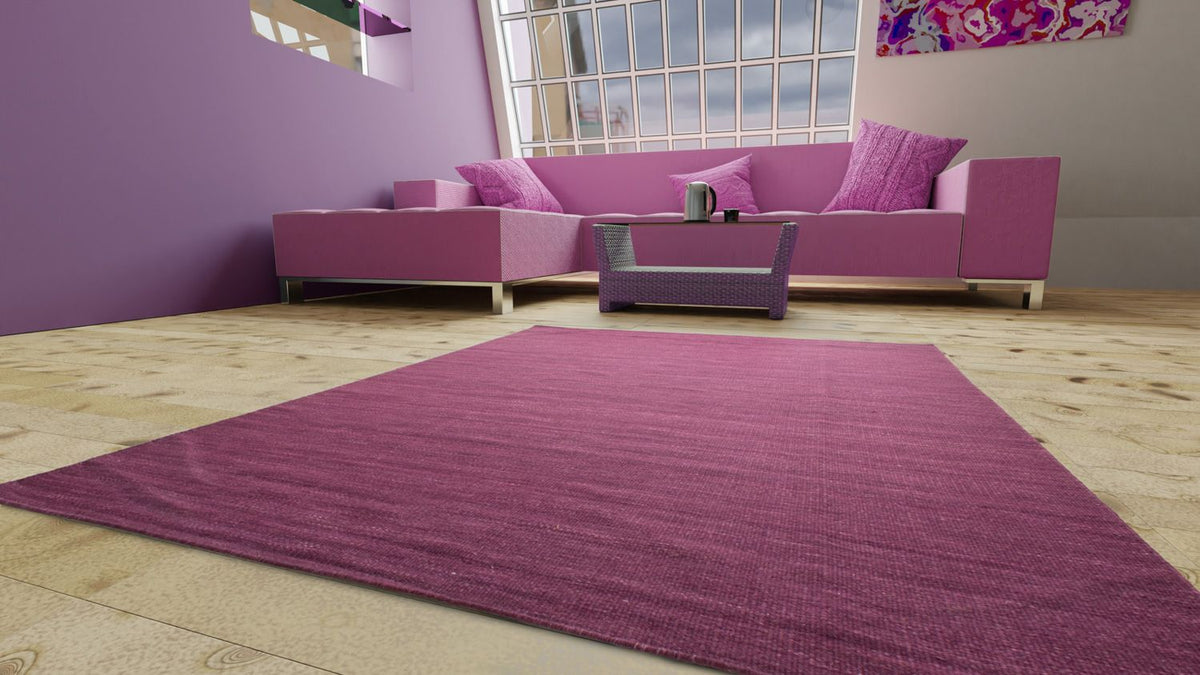 Kelim Rug - Trendy - 160 x 90 cm - purple
