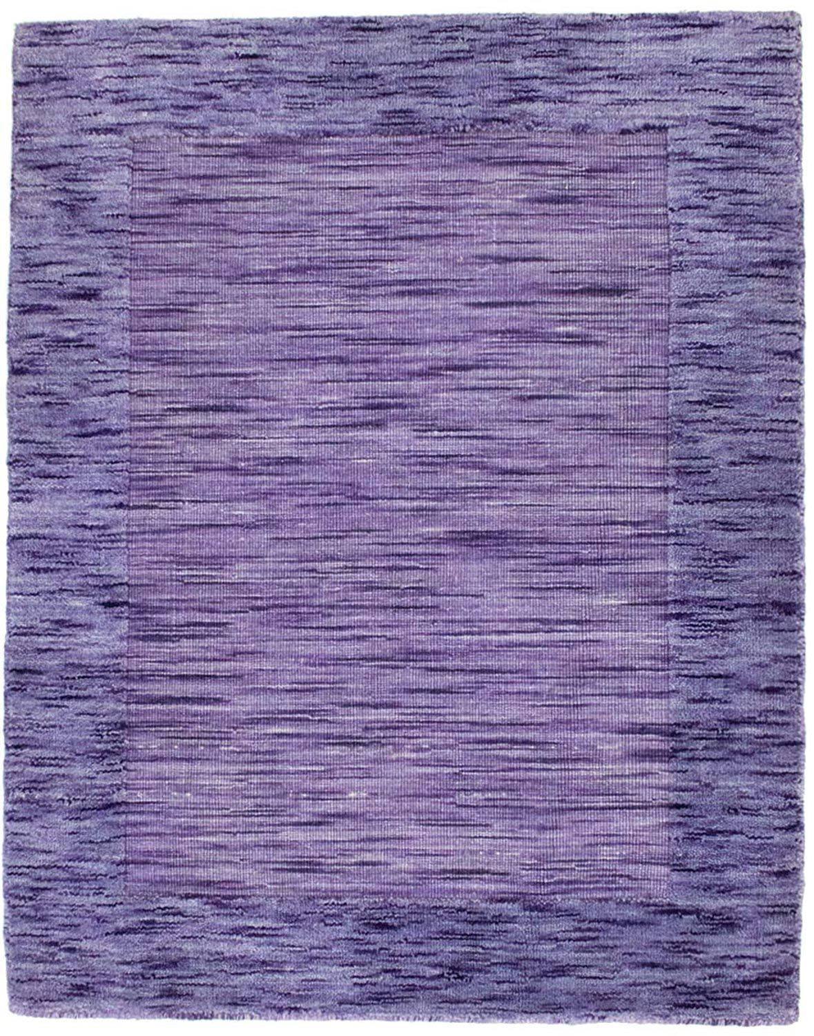 Wool Rug - 90 x 60 cm - purple
