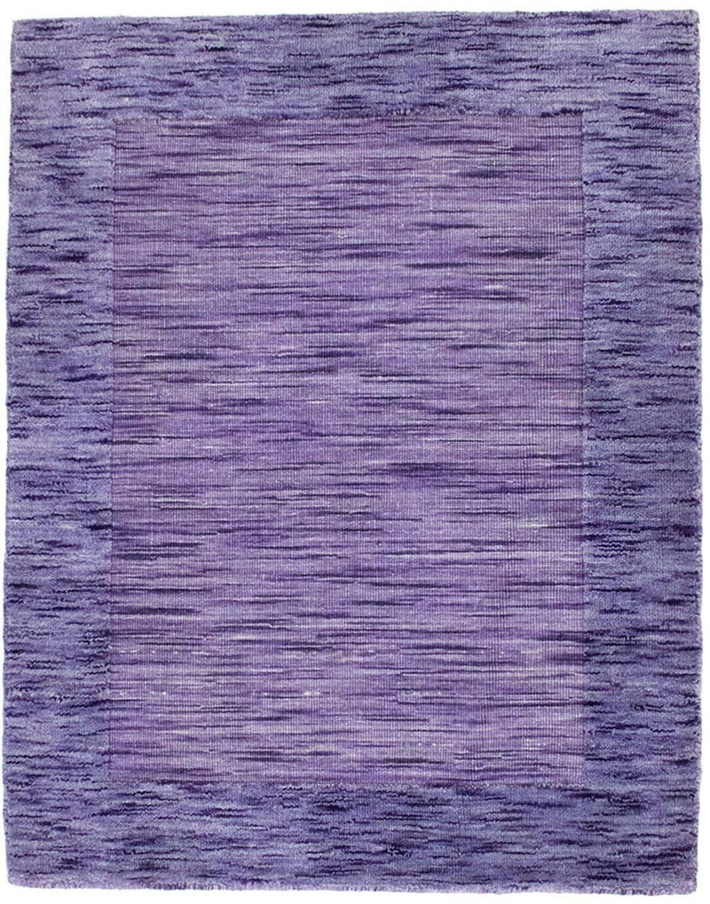 Wool Rug - 90 x 60 cm - purple