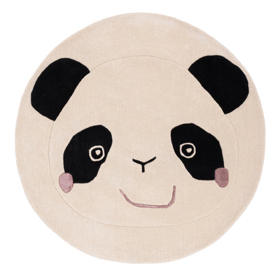 Panda Kids Rug Round