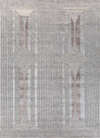 Designer Rug - 270 x 180 cm - silver