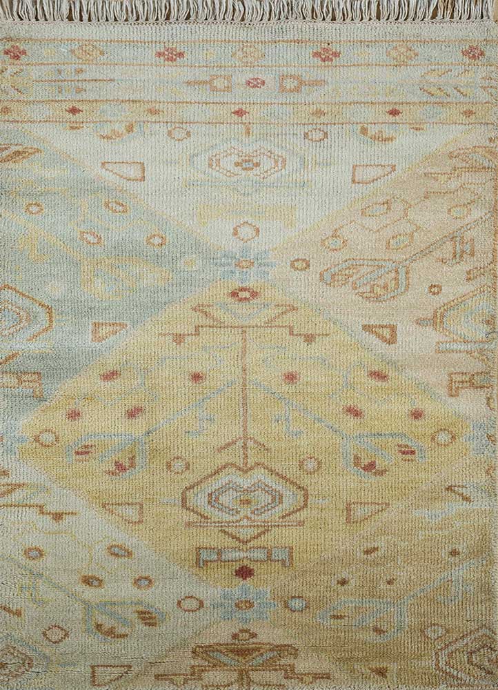 Wool Rug - 120 x 60 cm - gold
