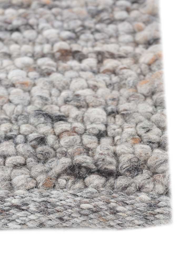 Wool Rug - 240 x 180 cm - light grey