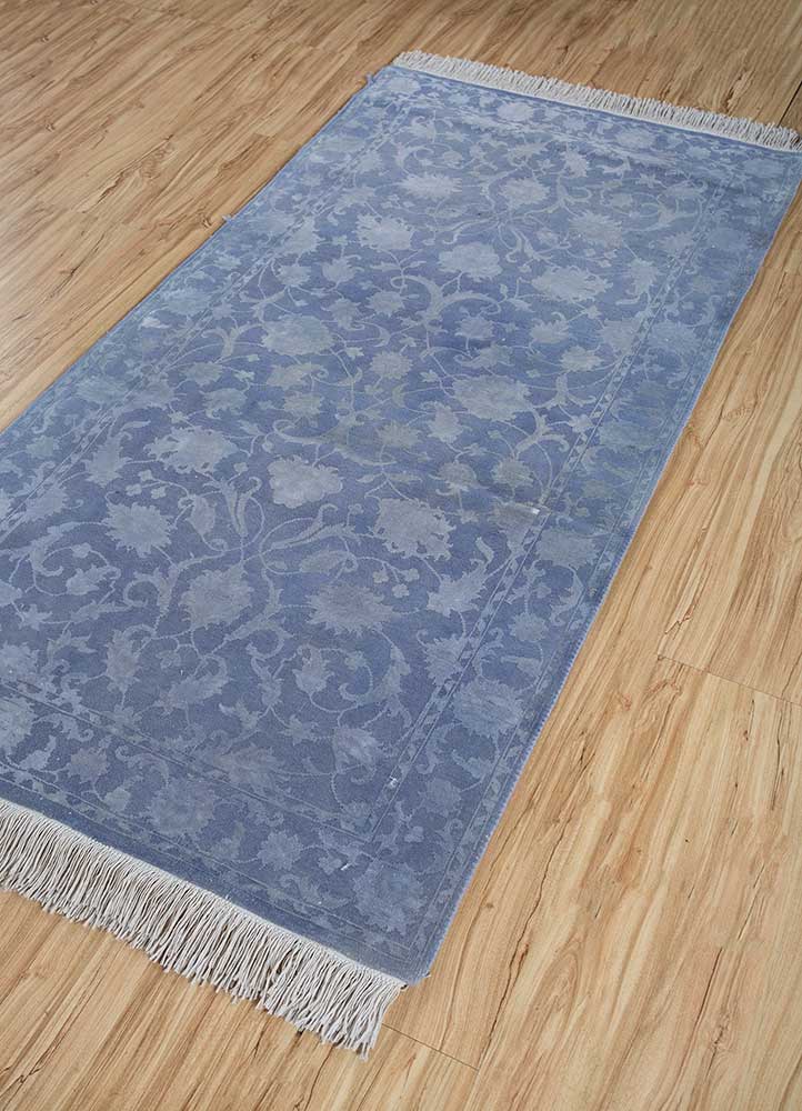 Wool Rug - 150 x 75 cm - sea blue