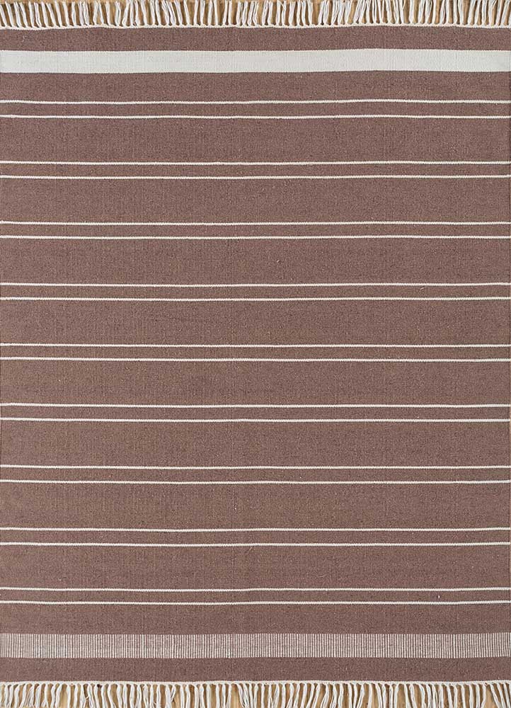 Wool Rug - 225 x 150 cm - dark camel