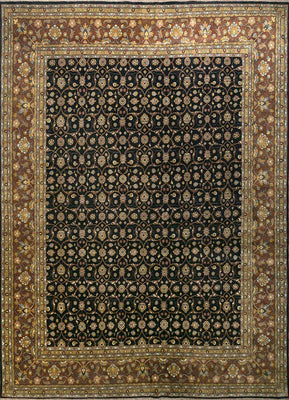 Wool Rug - 450 x 360 cm - blue