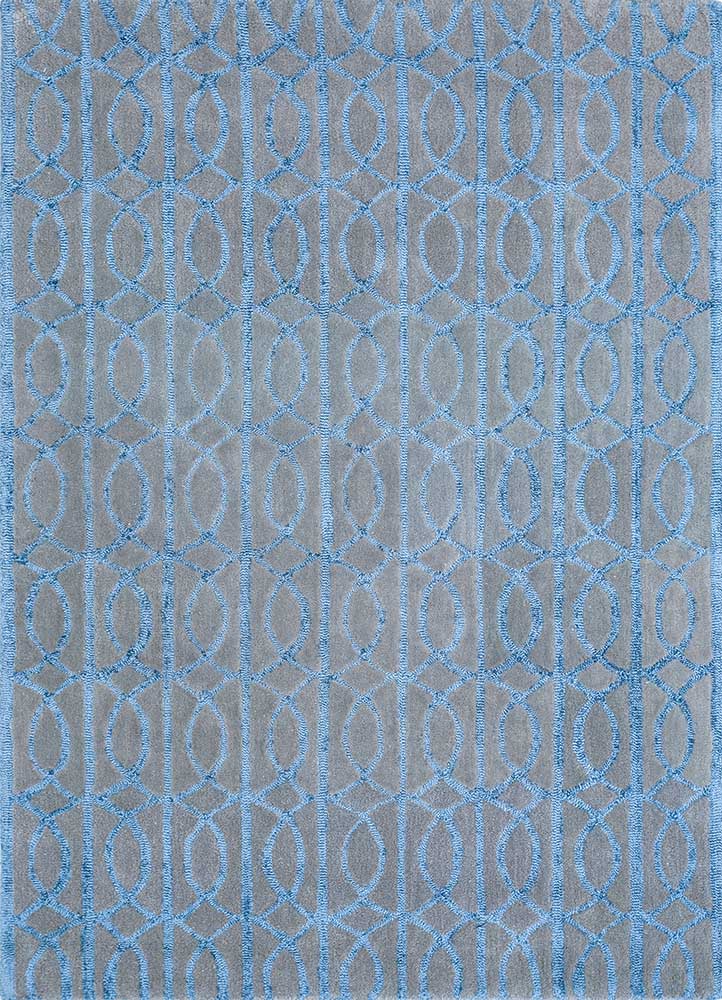 Wool Rug - 180 x 120 cm - sea blue