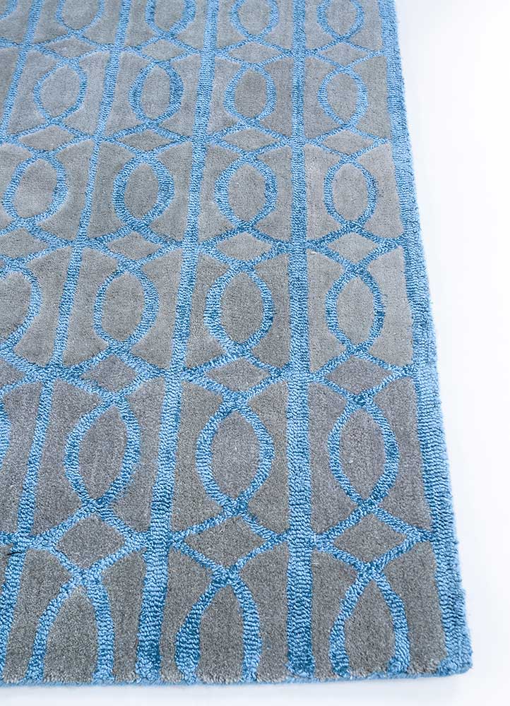 Wool Rug - 180 x 120 cm - sea blue