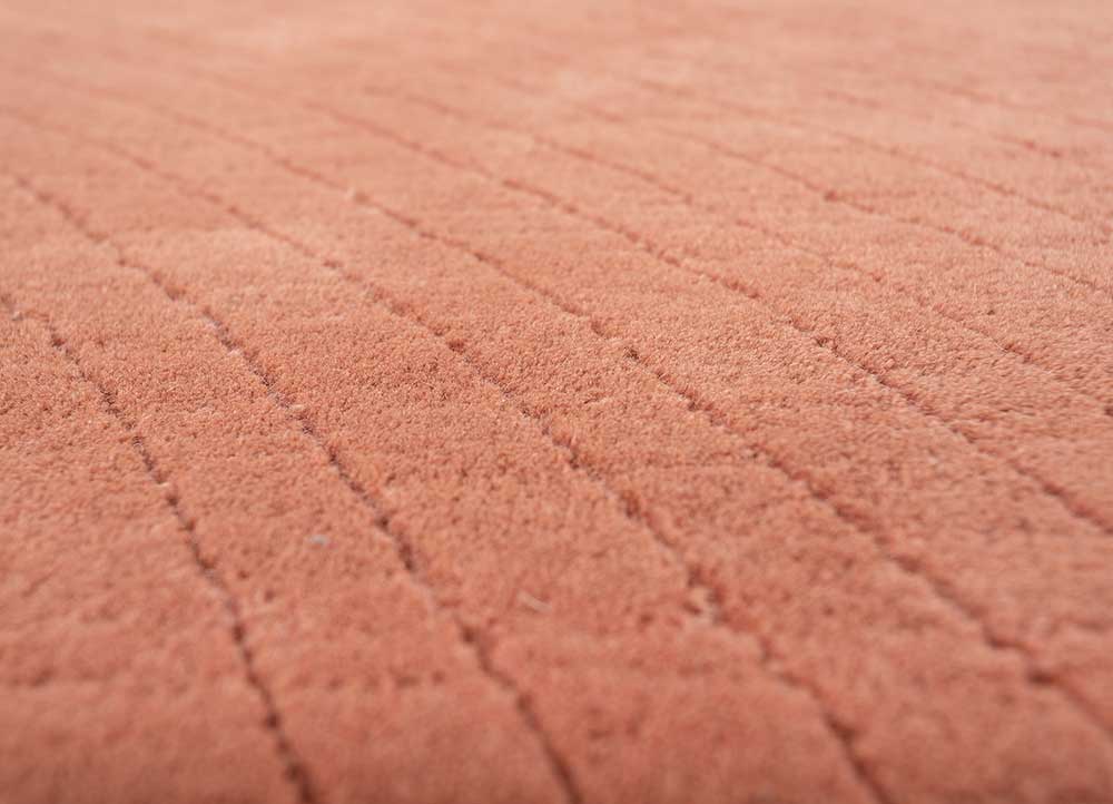 Wool Rug - 242 x 163 cm - orange