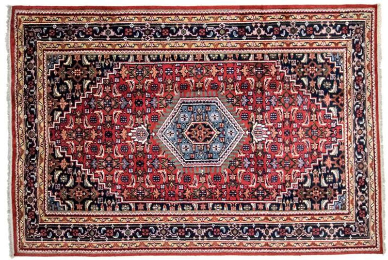 Oriental Rug - 90 x 60 cm - red