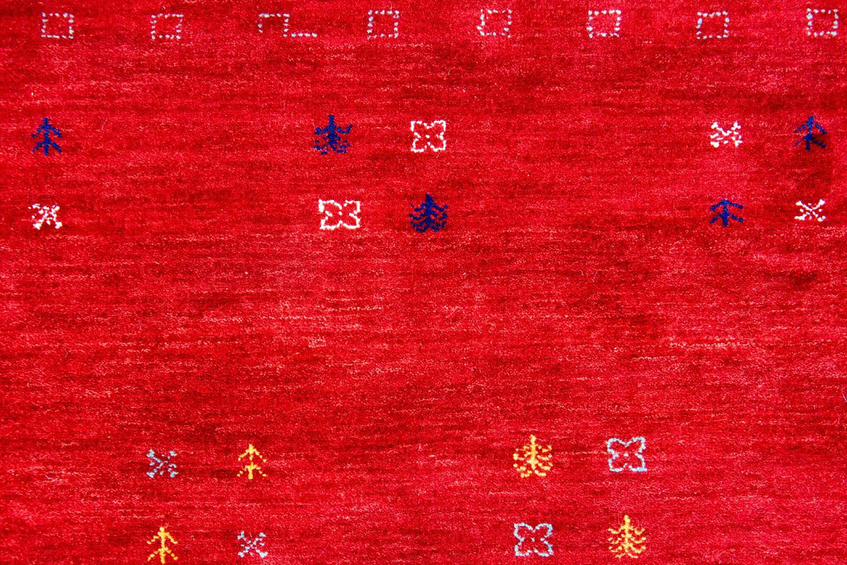 Gabbeh Rug - Loribaft Perser - 250 x 200 cm - red