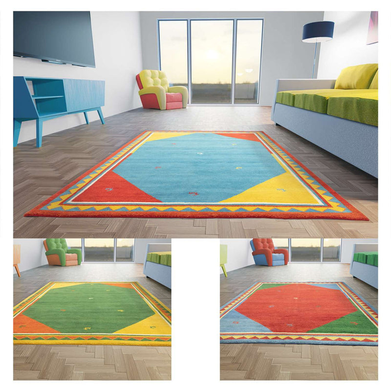 Indo Gabbeh Rug Desert - Wool Rug