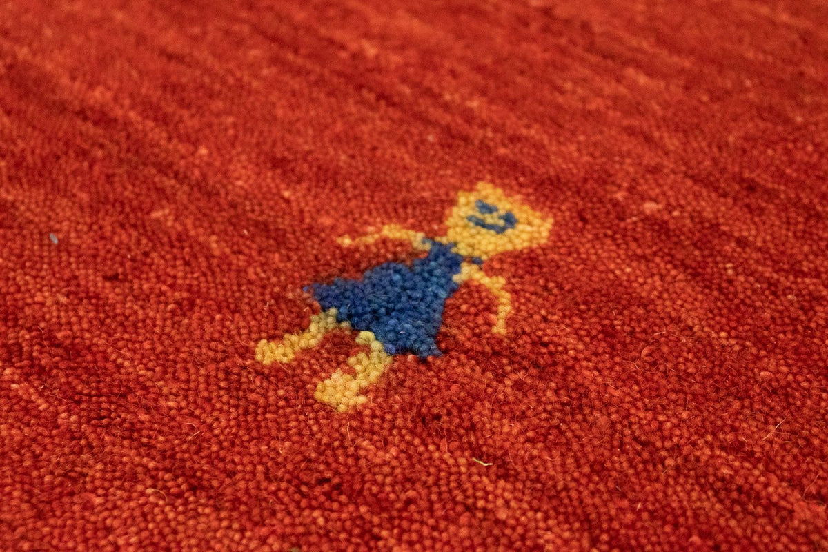 Runner Gabbeh Rug - Softy - 200 x 80 cm - red