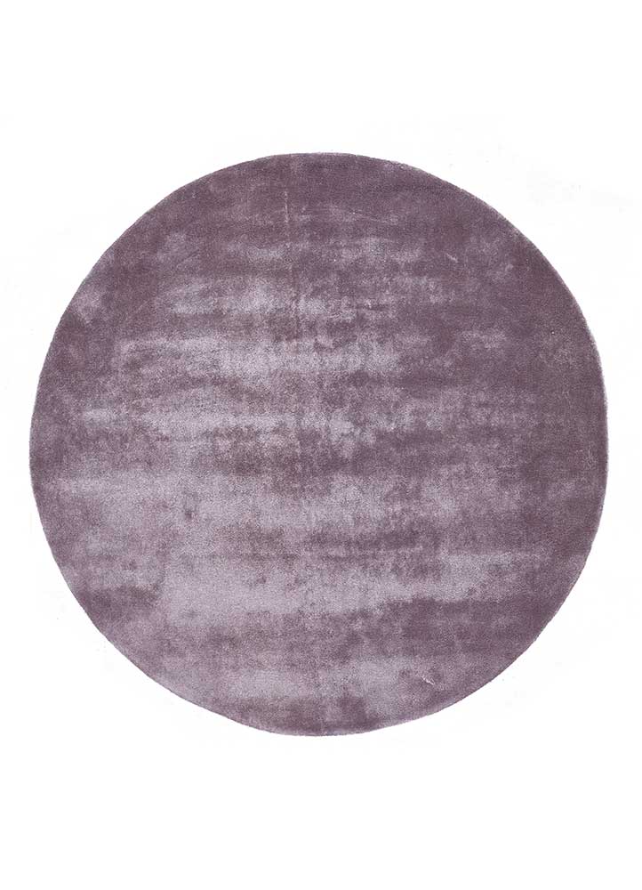 Designer Rug round  - 180 x 180 cm - purple
