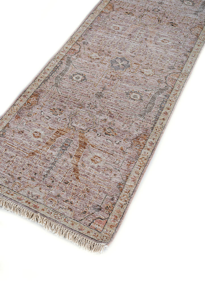 Runner Wool Rug - 240 x 75 cm - orange