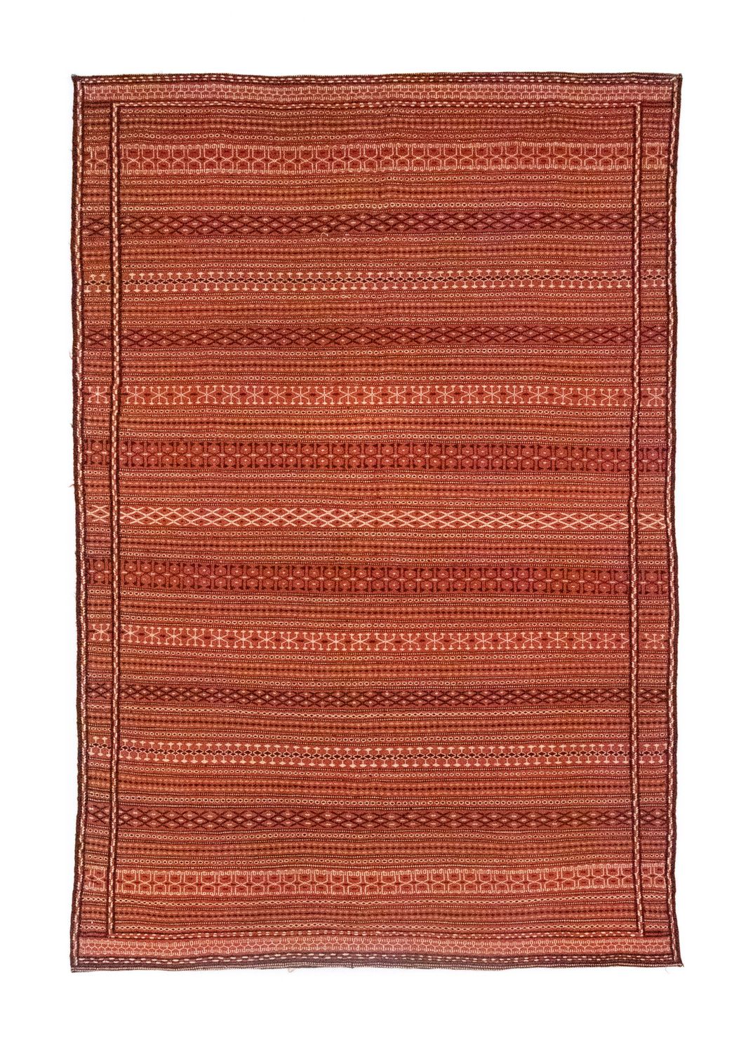 Kelim Rug - Oriental - 242 x 166 cm - brown