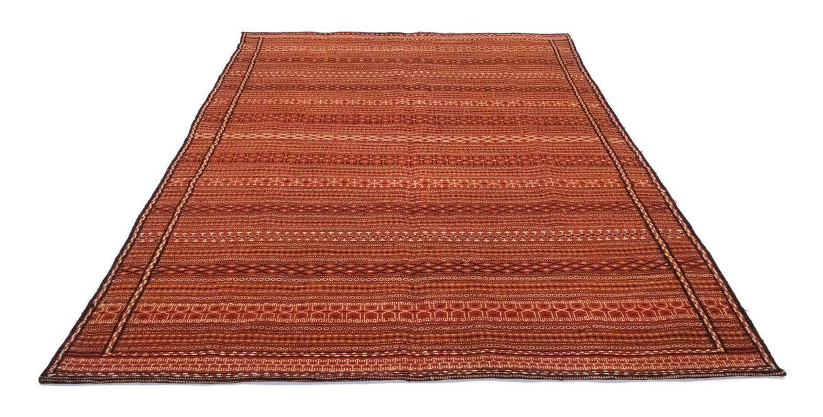Kelim Rug - Oriental - 242 x 166 cm - brown
