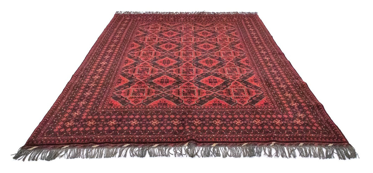 Afghan Rug - Kunduz - 286 x 199 cm - red