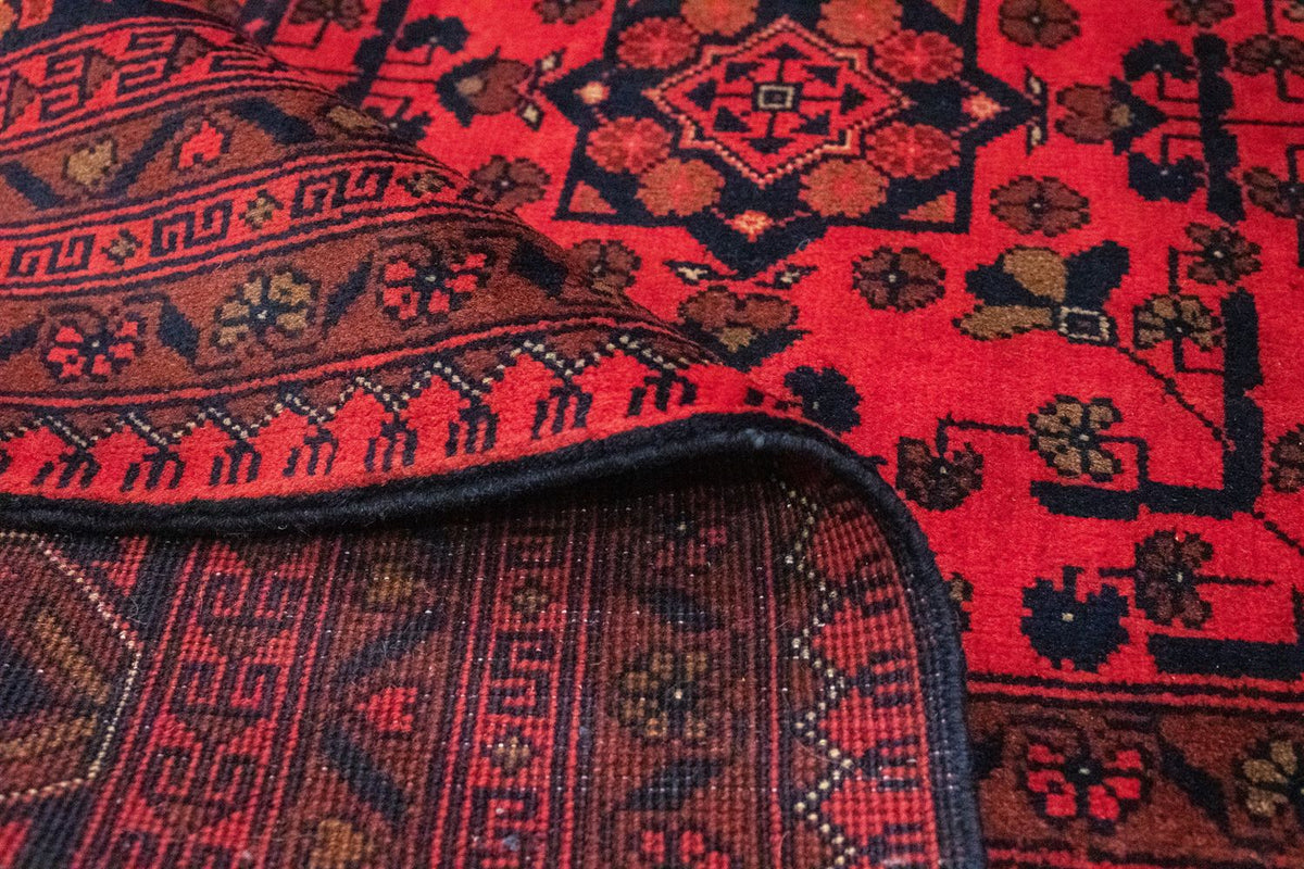 Afghan Rug - Kunduz - 299 x 200 cm - red