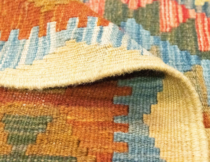 Kelim Rug - Oriental - 196 x 154 cm - orange