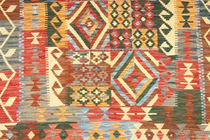 Kelim Rug - Oriental - 203 x 154 cm - orange