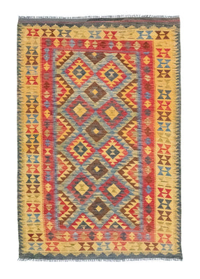 Kelim Rug - Oriental - 208 x 152 cm - yellow