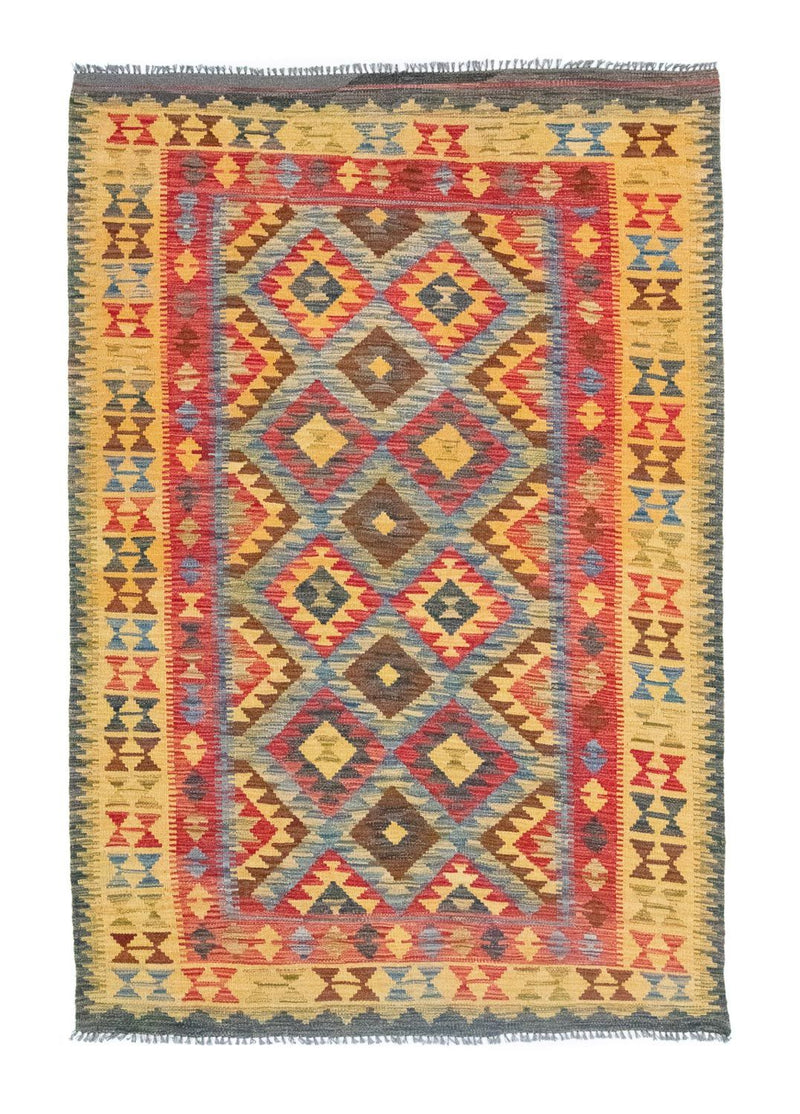 Kelim Rug - Oriental - 208 x 152 cm - yellow