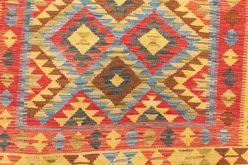 Kelim Rug - Oriental - 208 x 152 cm - yellow