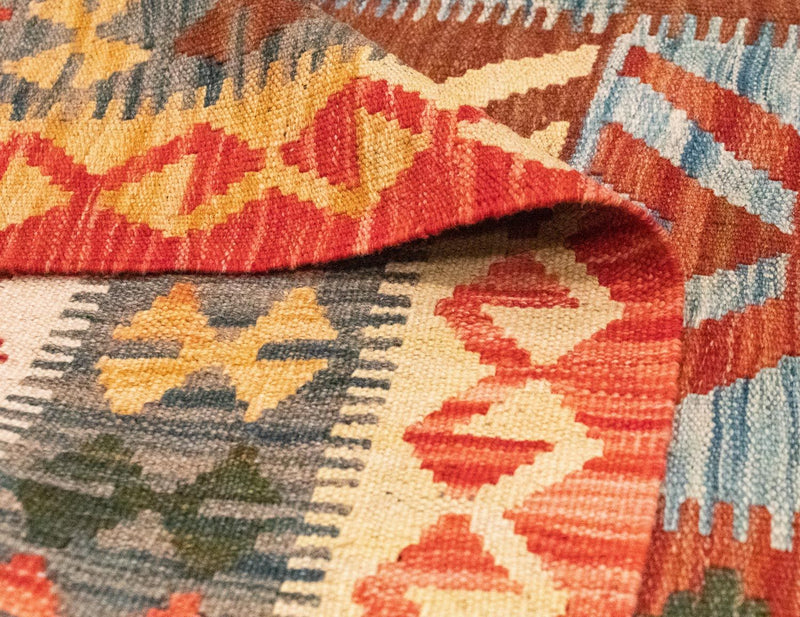 Kelim Rug - Oriental - 205 x 150 cm - orange