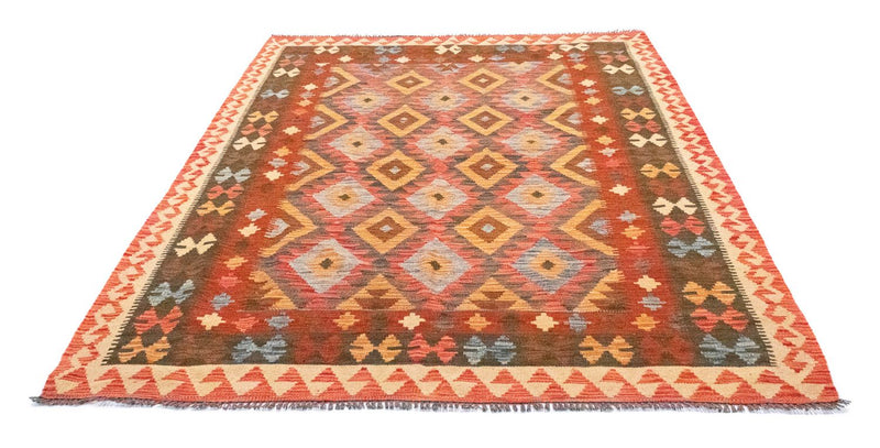 Kelim Rug - Oriental - 217 x 160 cm - orange