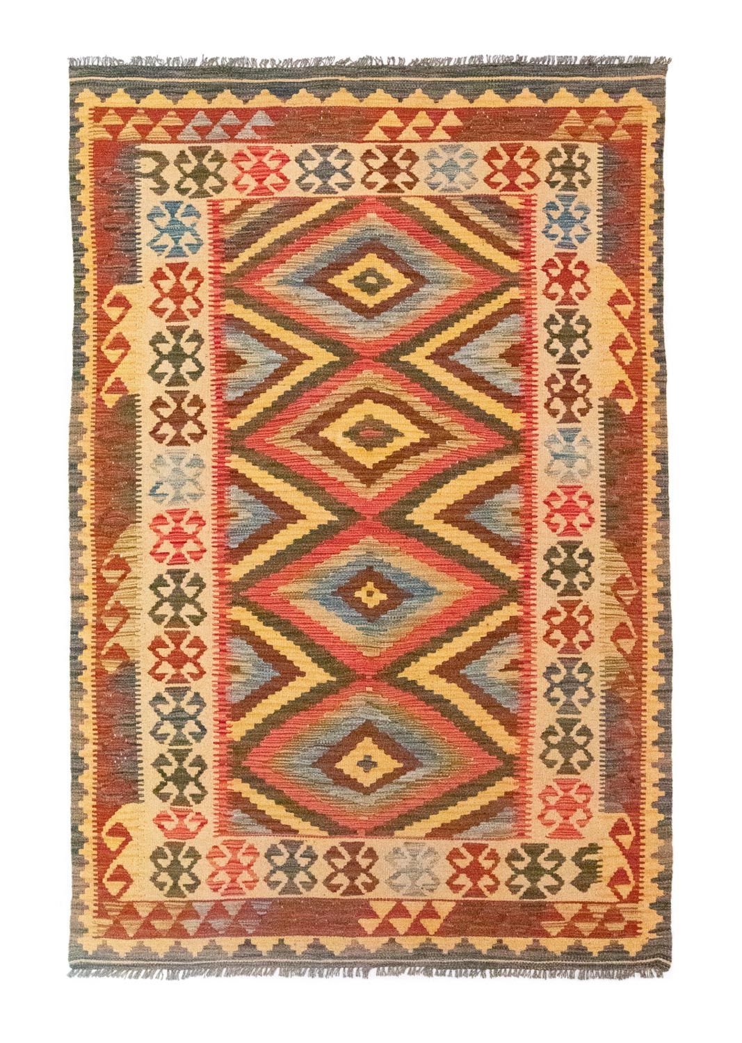 Kelim Rug - Oriental - 207 x 139 cm - multicolored