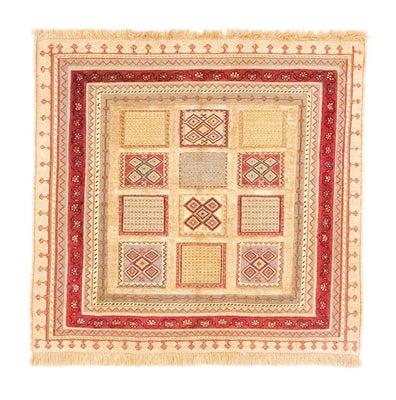 Perser Rug - Nomadic square  - 102 x 96 cm - red