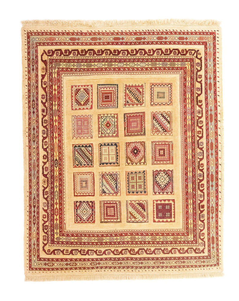 Perser Rug - Nomadic - 149 x 121 cm - red