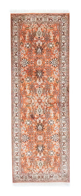 Runner Silk Rug - Kashmir Silk - 177 x 61 cm - orange