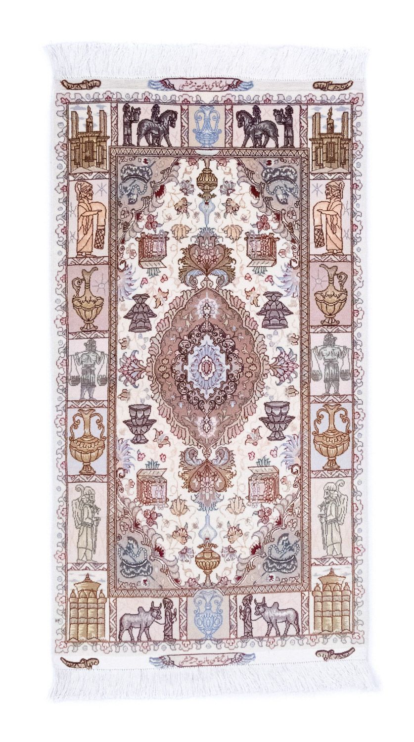 Perser Rug - Tabriz - Royal - 134 x 75 cm - beige