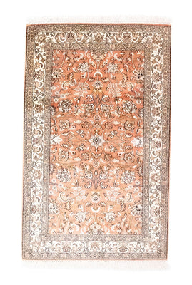 Silk Rug - Kashmir Silk - 122 x 76 cm - orange
