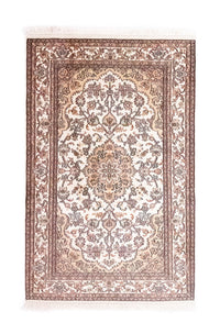 Silk Rug - Kashmir Silk - 125 x 80 cm - beige